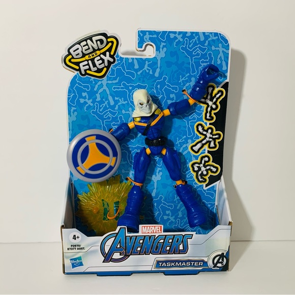 🆕 The Avengers Marvel Bend And Flex Taskmaster 6-Inch Action Figure & Accessory - Picture 3 of 5